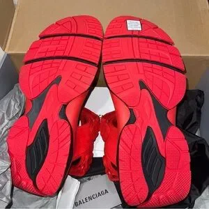 Balenciaga | Shoes | Balenciaga Red Tourist Twostrap Ripstop  display picture 1